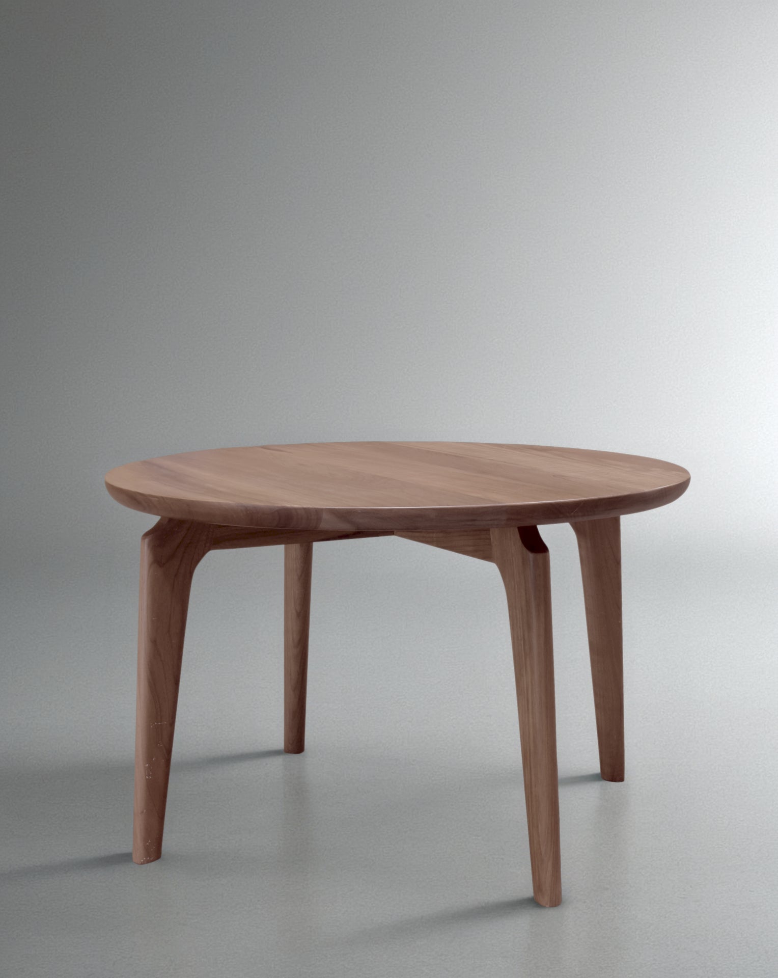 Borgen Round Coffee Table in Walnut