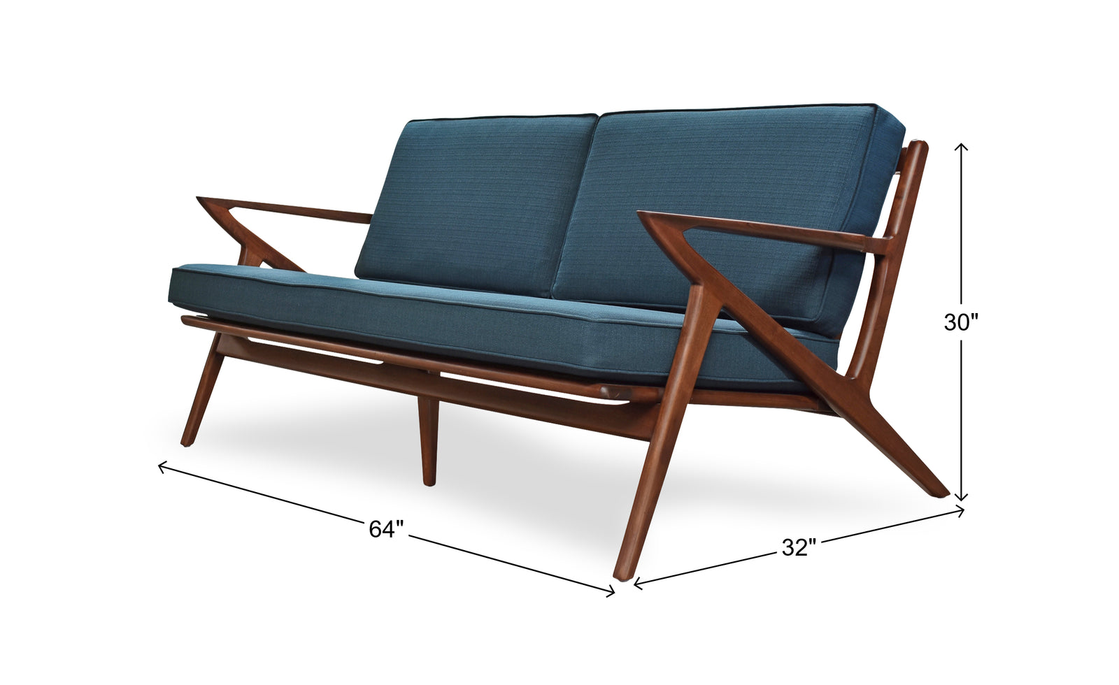 Zach Mid Century Sofa