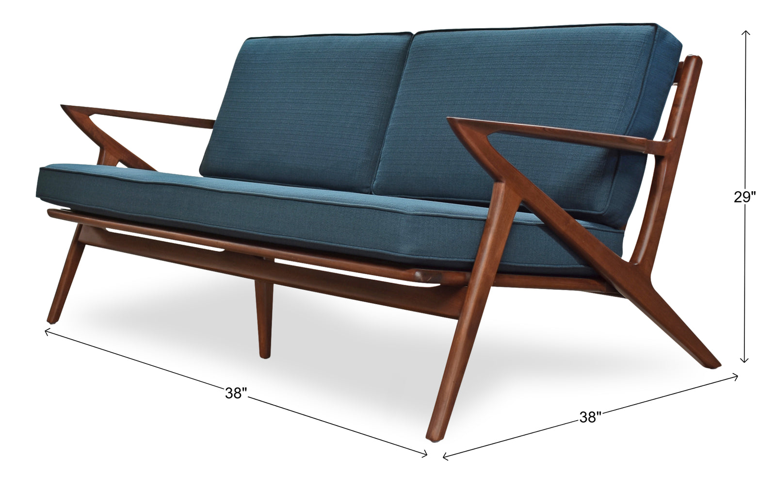 Zach Mid Century Sofa