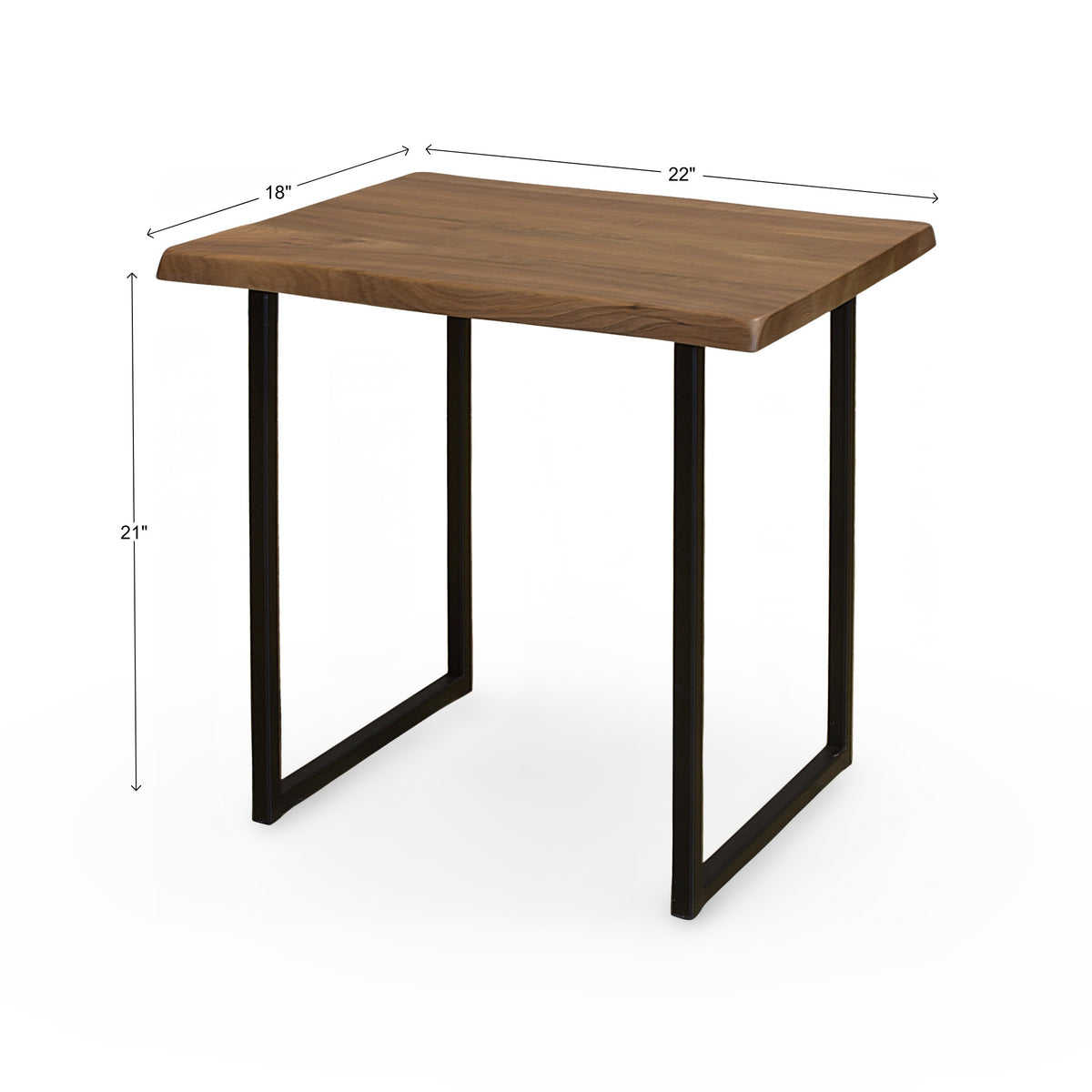 Aptos Side Table with Live Edge