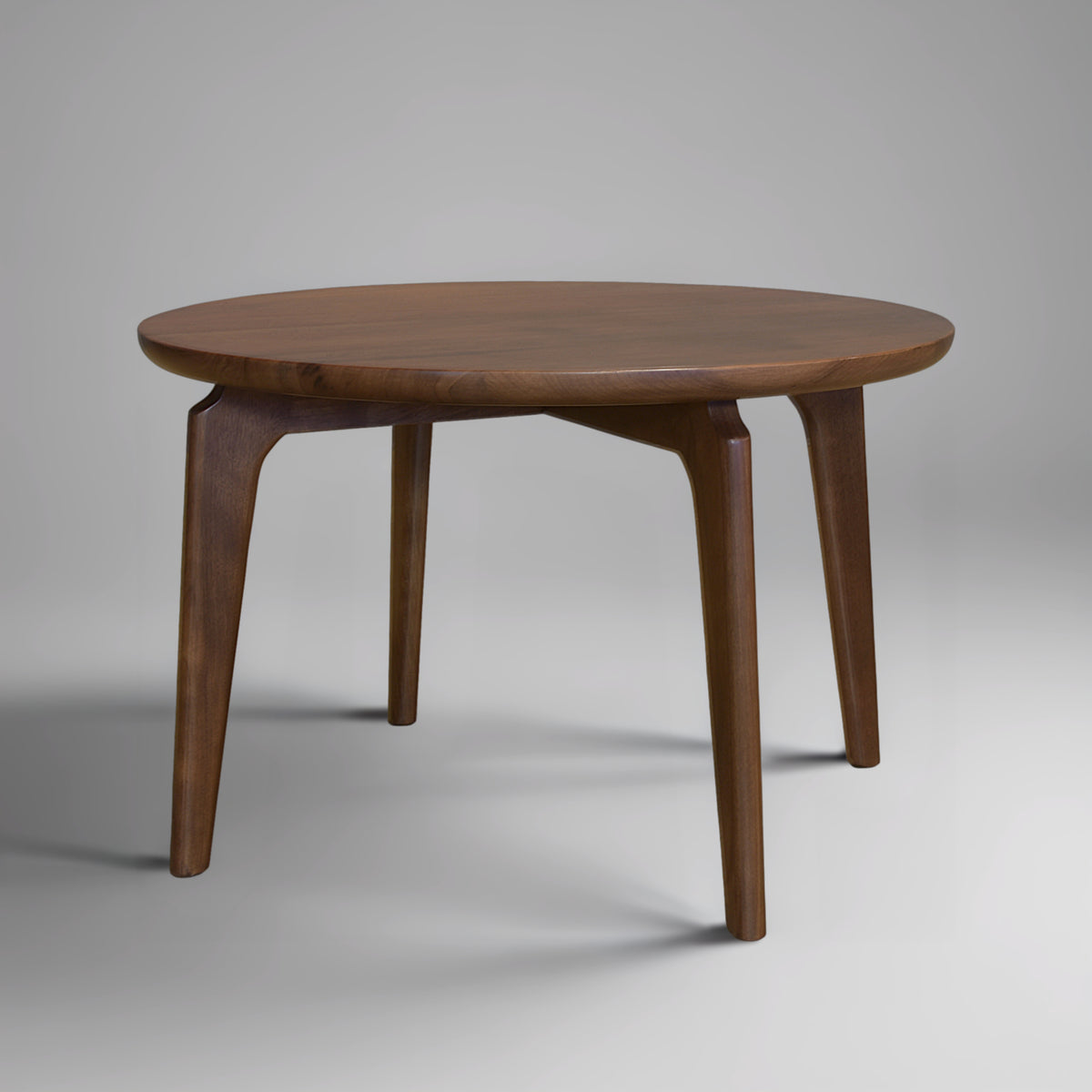 Borgen Round Coffee Table in Walnut