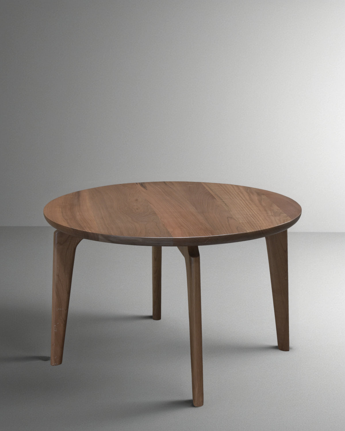 Borgen Round Coffee Table in Walnut
