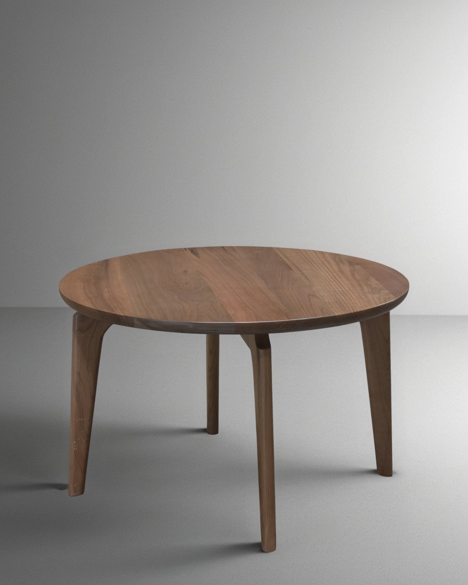Borgen Round Coffee Table in Walnut