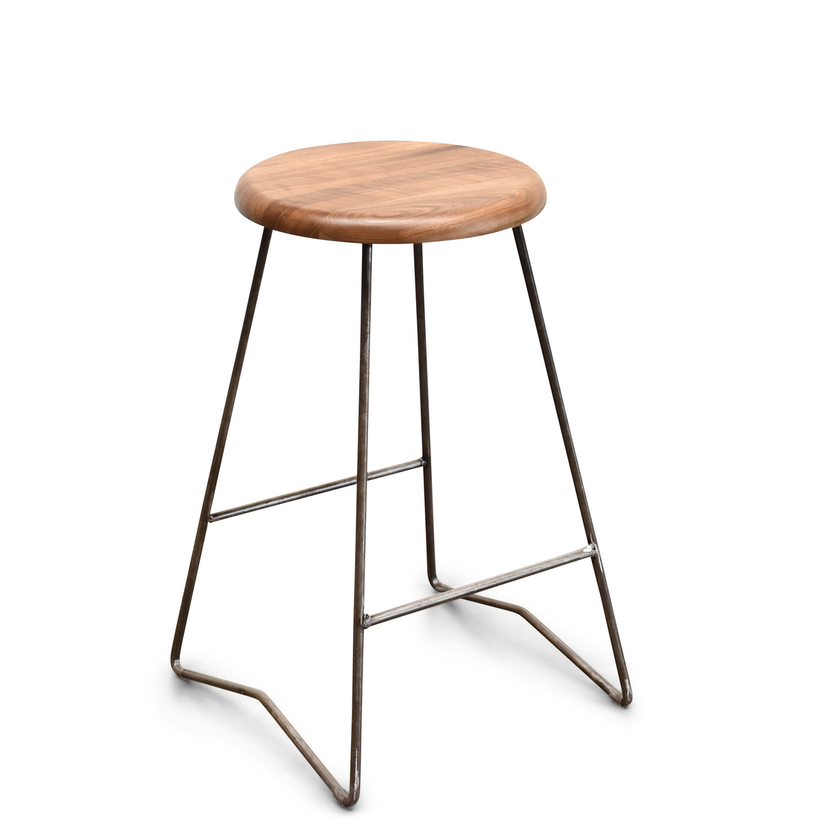 Nelson Walnut Bar Stool