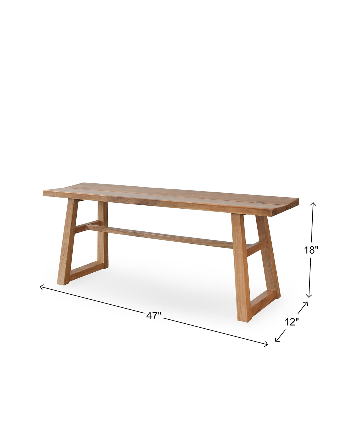 Chelsea Bench, Solid Walnut, Feat. Dovetail Joinery