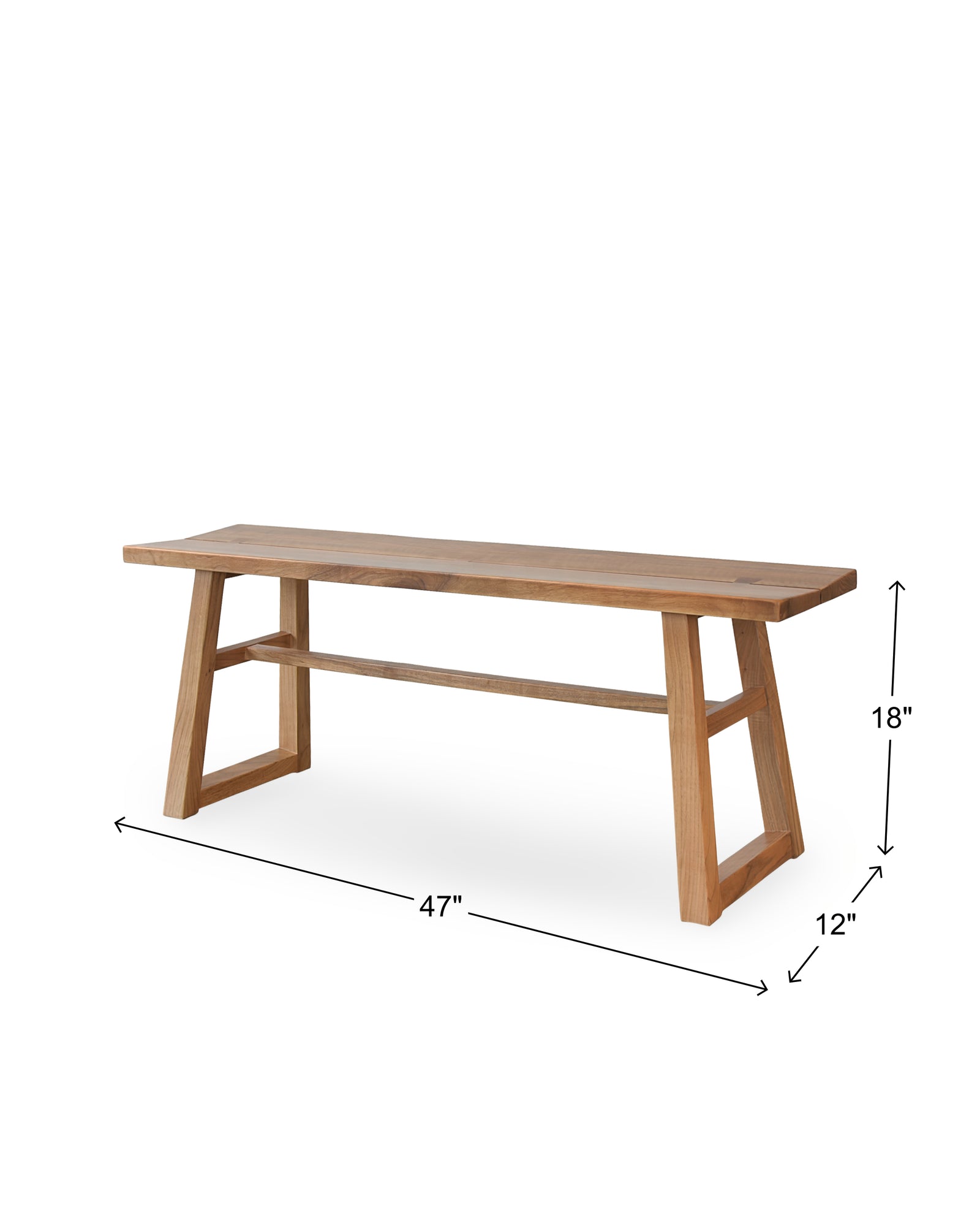 Chelsea Bench, Solid Walnut, Feat. Dovetail Joinery