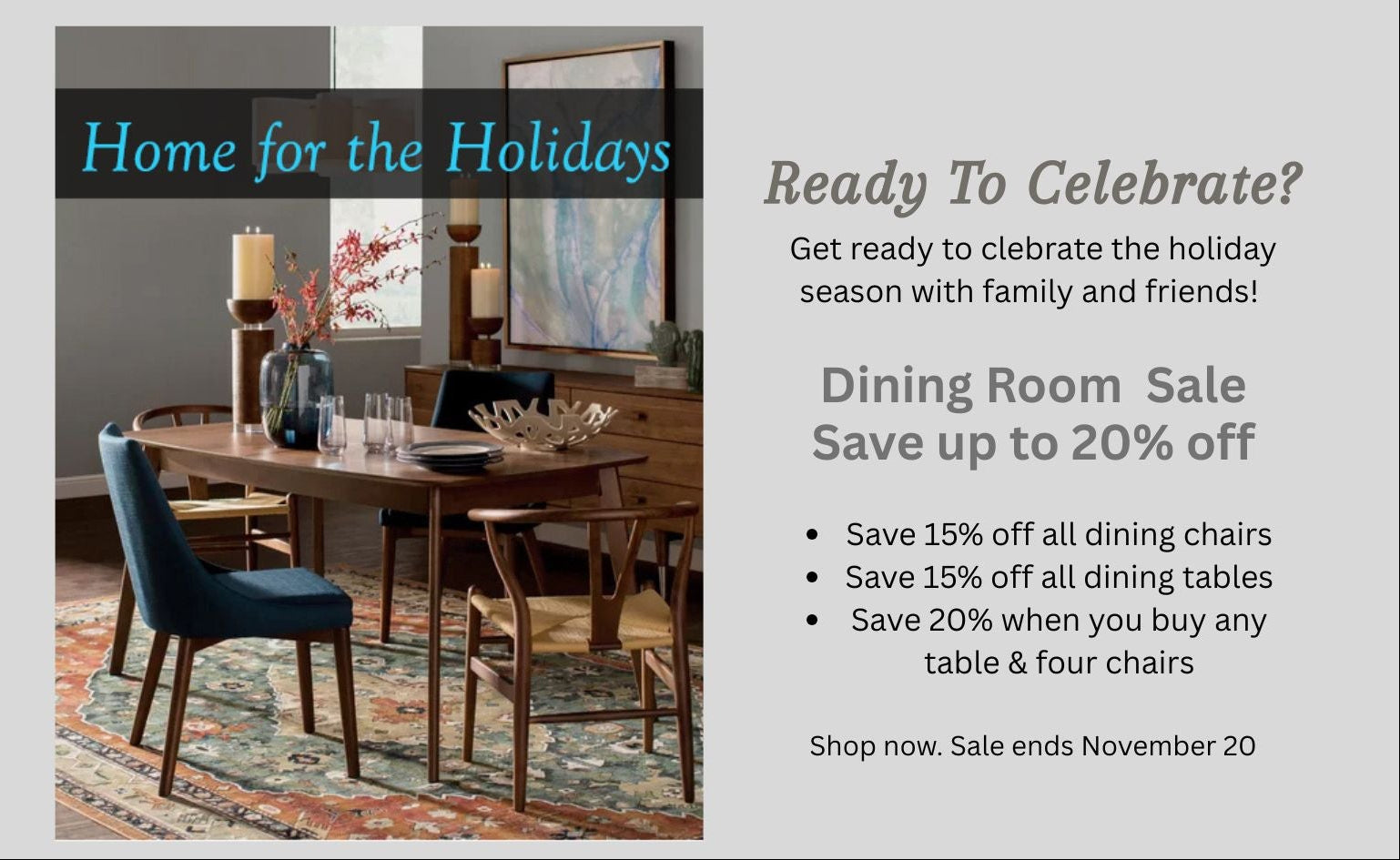 Dining Room Furniture on Sale Now Save up to 20%