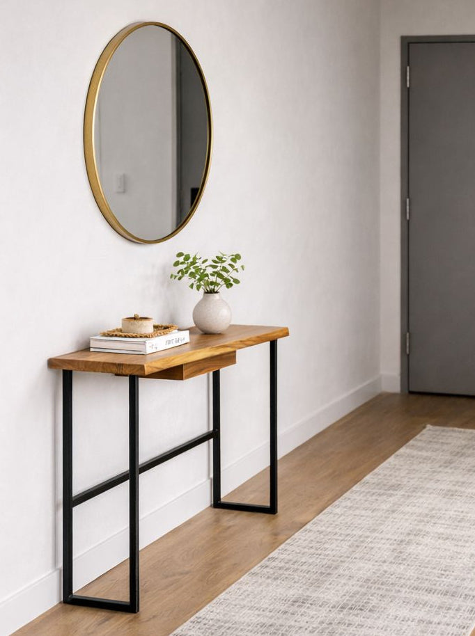 George Live Edge Console Table