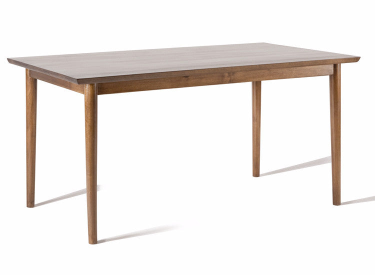Mid-Century Modern Dining Table, Solid Walnut, Perfect for contemporary loft living, Hand Crafted by Gingko