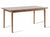 Mid-Century Modern Dining Table, Solid Walnut, Perfect for contemporary loft living, Hand Crafted by Gingko