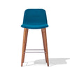 Mackay Modern Counter Stool with Walnut Legs