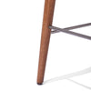 Mackay Modern Counter Stool with Walnut Legs