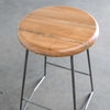 Nelson Counter Stool, Natural Walnut Seat