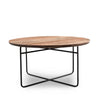 Omar Round Walnut Coffee Table