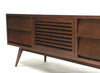 Oslo Solid Walnut Mid Century Modern TV Cabinet