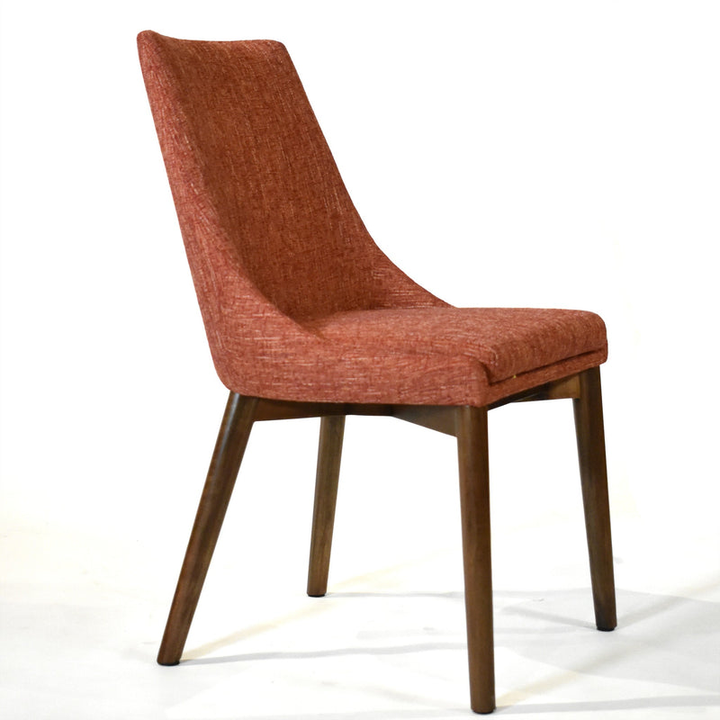 Pascal Dining Chair, Picante, Medium Walnut