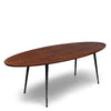 Walnut Mid Century Surfboard Coffee Table